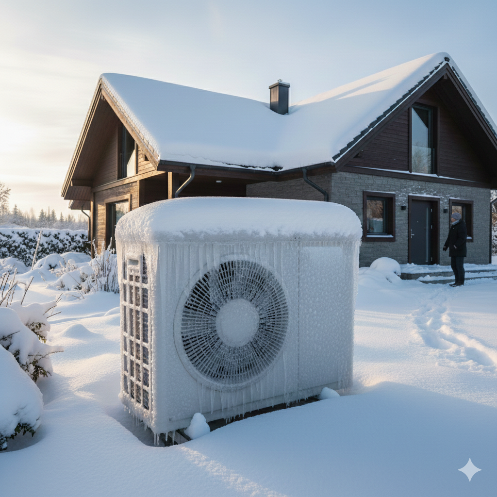 pompa ciepła a mrozy